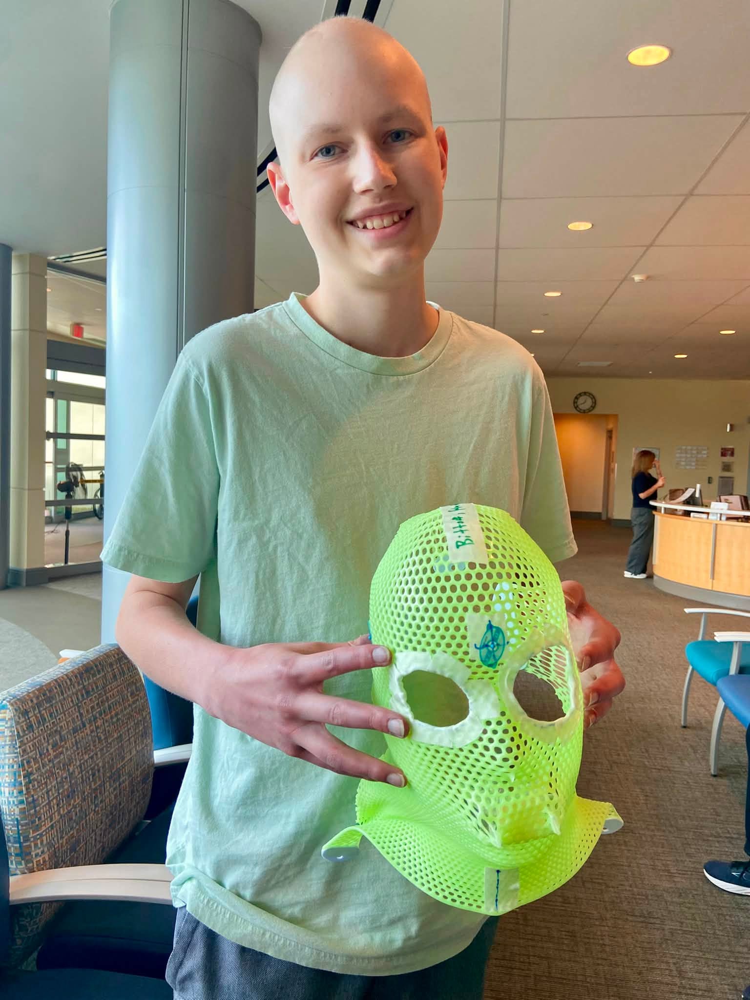 Kaelan's Jacksonville proton therapy appointment photo 1